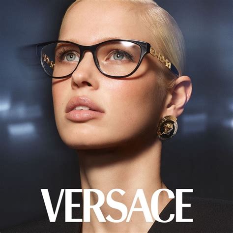 versace glasses|clear versace glasses on face.